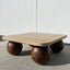 Makoto Travertine Coffee Table