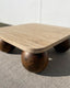 Makoto Travertine Coffee Table