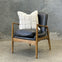 Metro Armchair - Black Leather