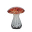 Macy Shroom Glass Sculpture - Red