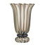 Sweeney Glass Vase - Chocolate + Ivory