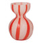 Bobbi Glass Vase - Pink + Red