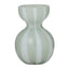 Bobbi Glass Vase - Seafoam + White