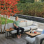 Cube Outdoor Side Table - Charcoal