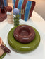 Orb Ceramic Bowl - Olive 24cm