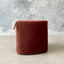 Triangle Ottoman - Cinnamon Velvet