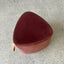 Triangle Ottoman - Cinnamon Velvet