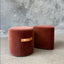 Triangle Ottoman - Cinnamon Velvet