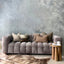 Puff Sofa - Graphite Velvet