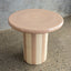 Rayas Ceramic Side Table - Taupe