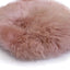 Round Sheepskin Seat Pad - Rose