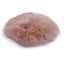 Round Sheepskin Seat Pad - Rose