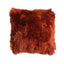 Longwool Sheepskin Cushion - Rust