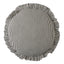 Bonny Round Cushion - Black + Ivory