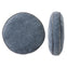 Lava Round Velvet Cushion - Steel