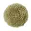 Pelaje Faux Fur Round Cushion - Olive