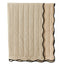 Eileen Quilted Throw - Taupe Stripe