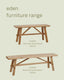 Eden Elm Bench - 100cm
