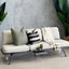 Sunset Outdoor Sofa & Lounger - Charcoal