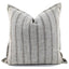Striped Cushion - Chocolate
