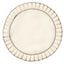 Pleat Jute Placemat - Ivory + Black