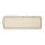 Pleat Jute Runner - Ivory + Black