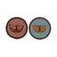 Nancy Bird Butterfly Beaded Coasters - Set of 2