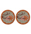 G'day Shrimp Beaded Coasters - Set of 2