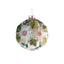 Floral Stitched Bauble Hanging Decoration