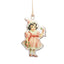 Yesteryear Angel Hanging Decoration - Holding Wreath