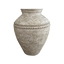 Lombok Beaded Urn - Rustic White
