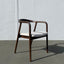 Victoria Dining Chair - Beige / Walnut