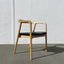 Victoria Dining Chair - Black / Natural