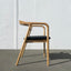 Victoria Dining Chair - Black / Natural