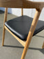 Victoria Dining Chair - Black / Natural