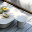 Wave Outdoor Side Table - Mocha