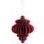 Paper Finial - Claret Red 15cm