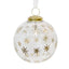 Clear + Gold Star Bauble