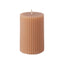 Ribbed Pillar Scented Candle - Goji Berry
