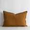 Arcadia Linen Cushion - Tobacco