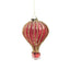 Hot Air Balloon Glass Bauble