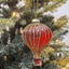 Hot Air Balloon Glass Bauble