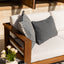 Caspian Outdoor Cushion - Steel Blue