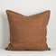 Cassia Linen Cushion - Chestnut