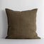 Cassia Linen Cushion - Clove