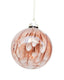 Speckle Glass Bauble - Pink