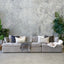 Moana 3 Piece Modular Sofa - Greygum