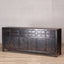 Original Chinese Sideboard - Distressed Black 209cm