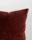 Edward Velvet Cushion - Oxblood