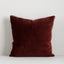 Edward Velvet Cushion - Oxblood